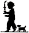 Child silhouette image