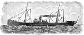 Sailor Girl, steamer engraving
