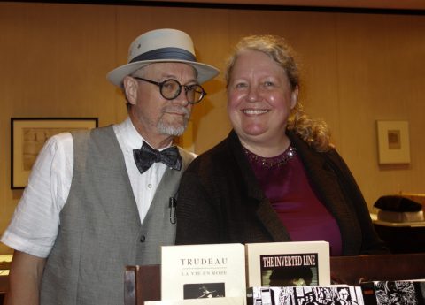 George A. Walker and Michelle Walker at the Fisher Small and Fine Press Fair, September 10, 2022. Credit: Don McLeod.
