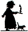 Child nightdress silhouette image