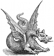 dragon engraving