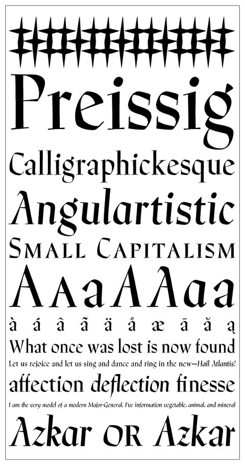 Preissig Calligraphic